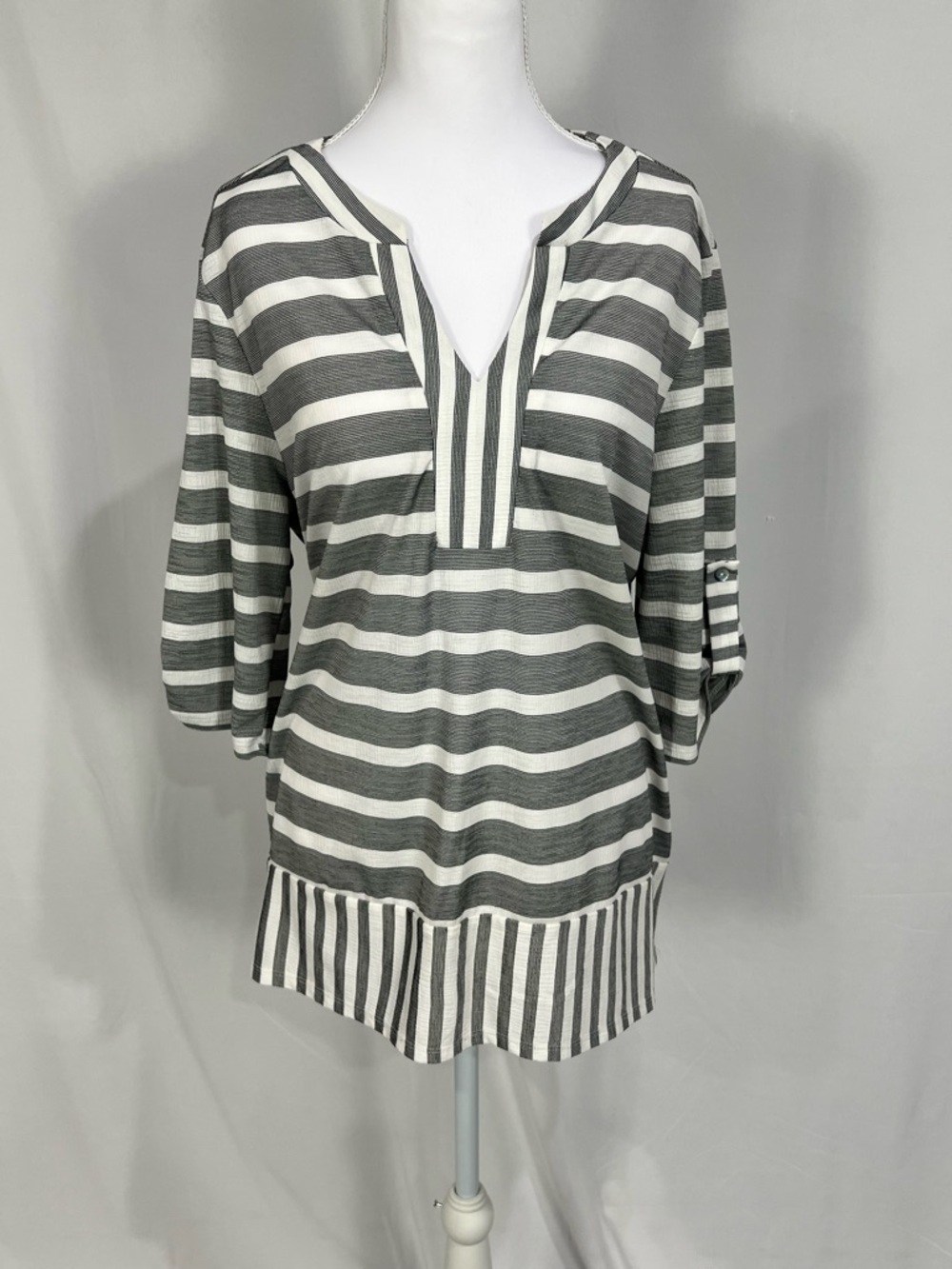Ava James Striped Blouse